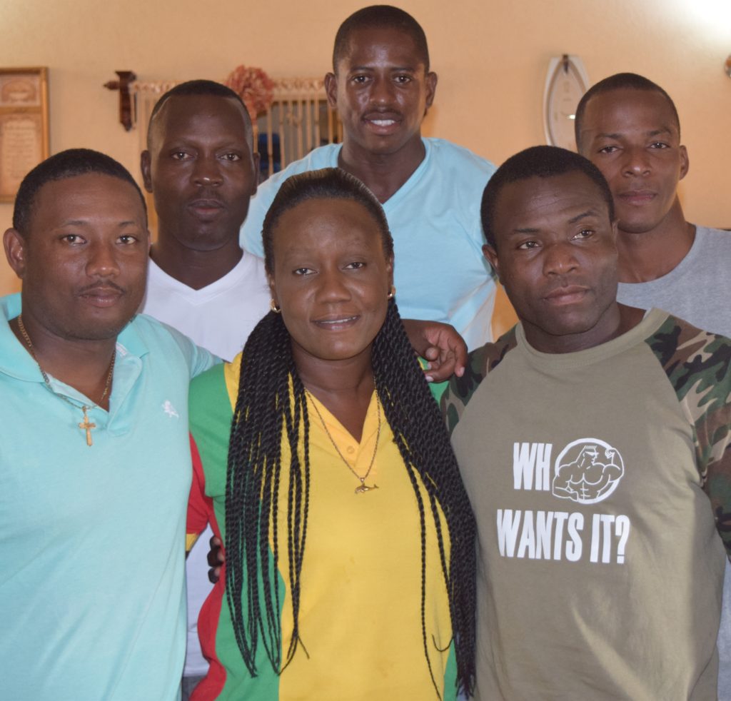 Honorary Consul Ms.Betty-Ann Gilbert with RSS members from Grenada