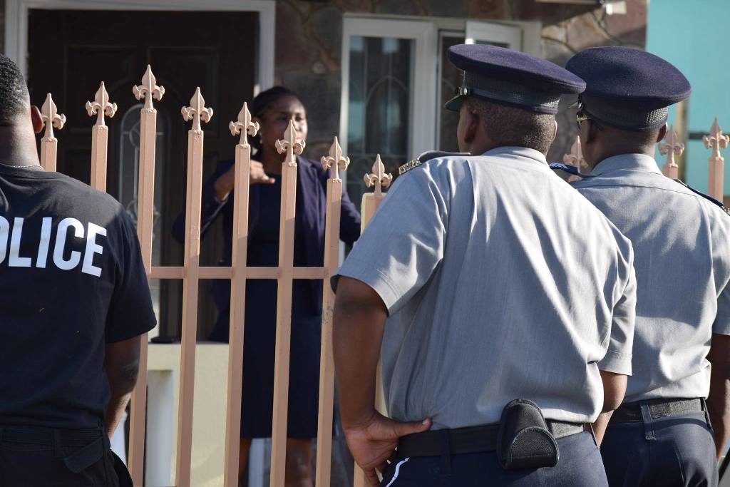 Officers pay house visits to residents