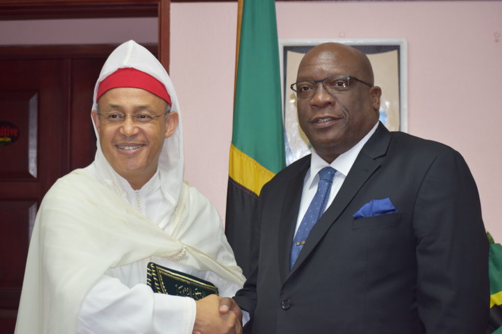 MOROCCAN AMBASSADOR PAYS COURTESY CALL ON PRIME MINISTER HARRIS; DISCUSSES AREAS OF BILATERAL COOPERATION
