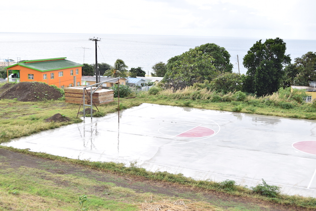 Basketball court at Boyd's
