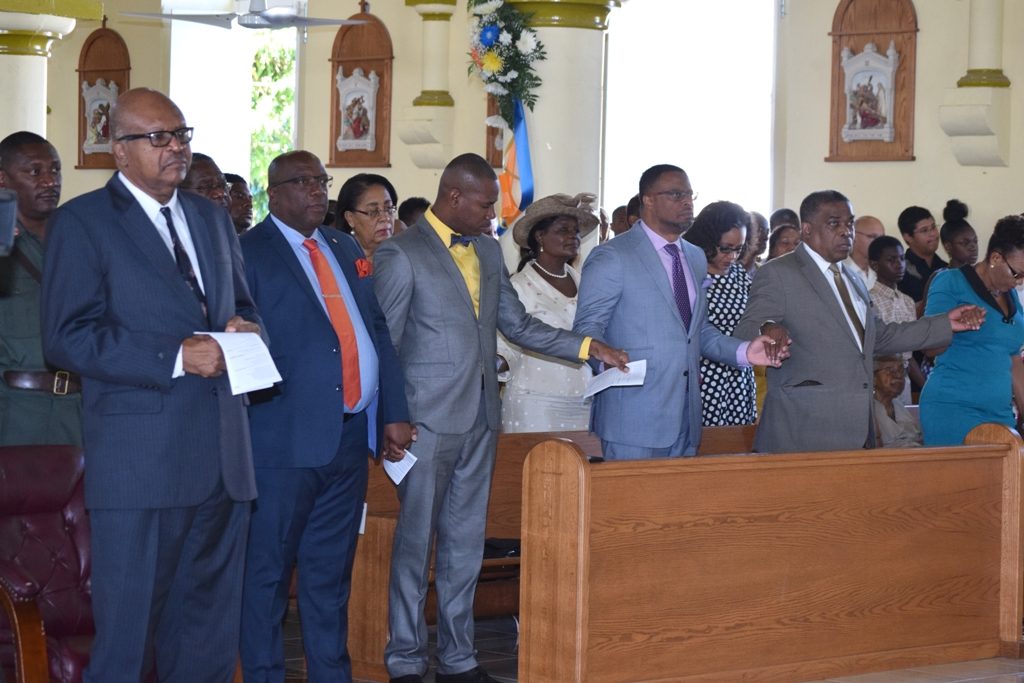 PM HARRIS PAYS HOMAGE TO A NUMBER OF PERSONS FOR THEIR SUPPORT DURING THE LAST TWO YEARS