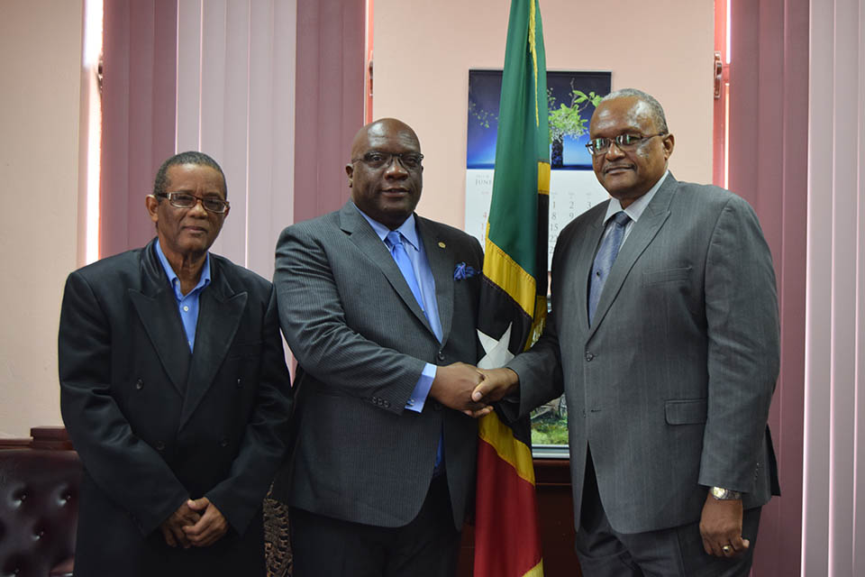 NATIONAL SECURITY ADVISOR-DESIGNATE MEETS WITH PM HARRIS; PLEDGES TO DO ALL HE CAN TO HELP CURB CRIME IN ST. KITTS AND NEVIS