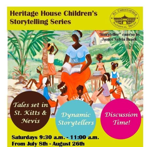 MORE FREE HERITAGE HOUSE STORYTELLING SESSIONS AS OTHER DONORS COME FORWARD