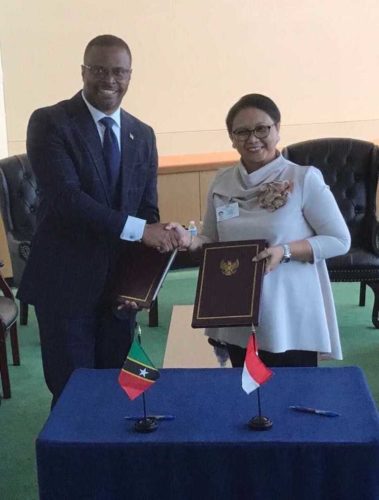 St. Kitts and Nevis Signs Visa Waiver Agreement with the Republic of Indonesia.
