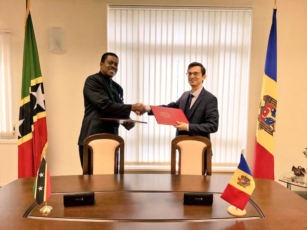 ST. KITTS AND NEVIS AND MOLDOVA ESTABLISH DIPLOMATIC RELATIONS