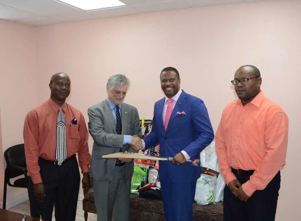 NEWLY DONATED CRICKET GEAR TO ADVANCE SPORTING PROWESS AND ENCOURAGE PHYSICAL ACTIVITY AMONG WOMEN AND YOUTH