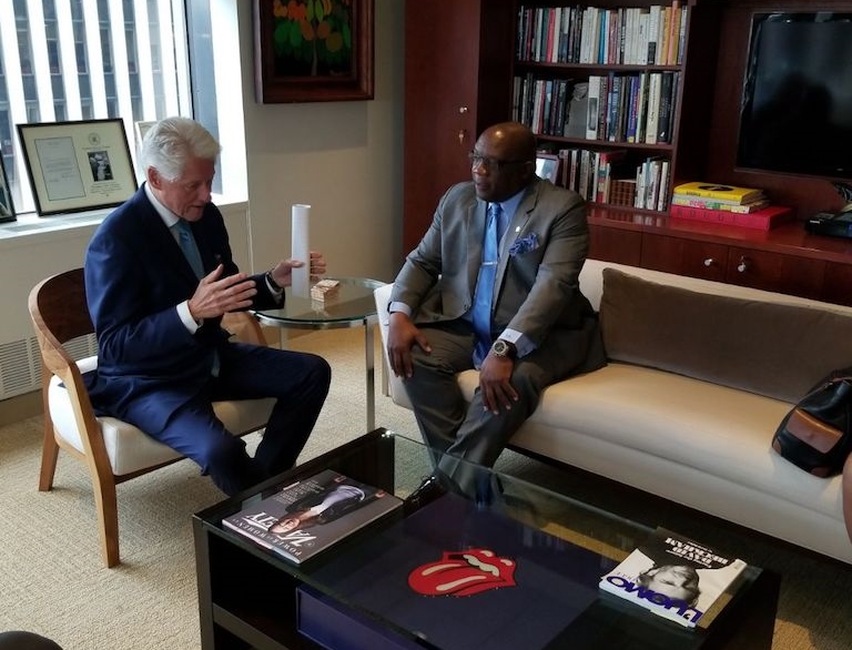 PRESIDENT CLINTON COMMENDS PM HARRIS’ LEADERSHIP ON THE PROMOTION OF WOMEN’S HEALTH