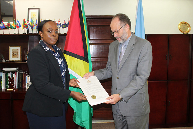 Guyana’s contribution to regional integration lauded during accreditation of the country’s new Ambassador to CARICOM