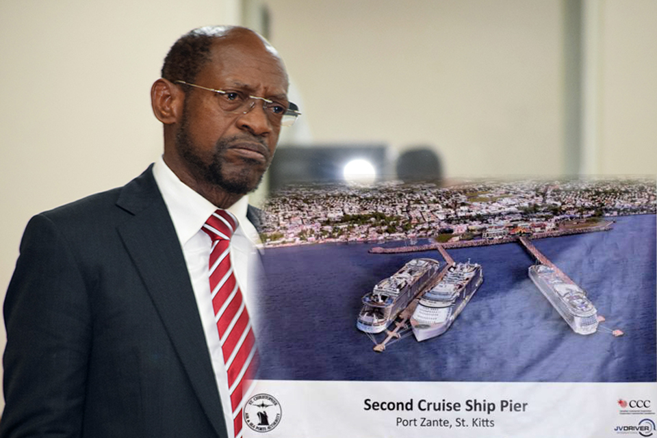 ST. KITTS-NEVIS’ OPPOSITION LEADER CHASTISED FOR HIS FAILED ATTEMPT TO BLOCK CONSTRUCTION OF SECOND CRUISE PIER