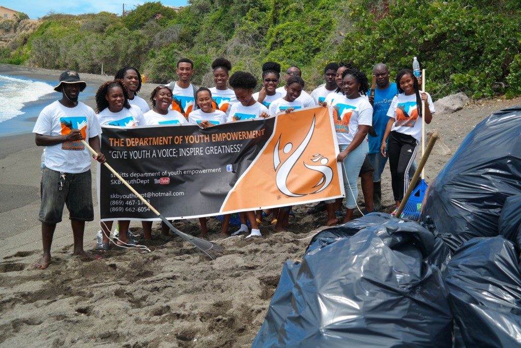 YOUTH VOLUNTEER CORPS CLEANS UP LIME KILN BAY