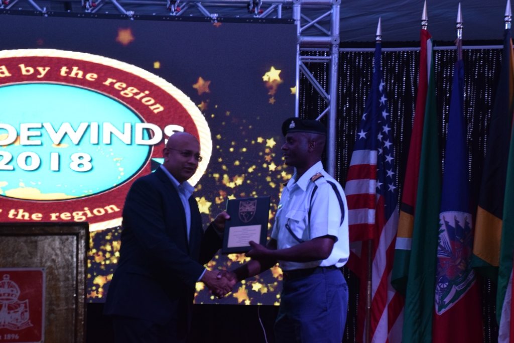 GOVERNMENT OF ST. KITTS AND NEVIS HIGHLY COMMENDED FOR SUCCESSFULLY EXECUTING PHASE ONE OF TRADEWINDS 2018