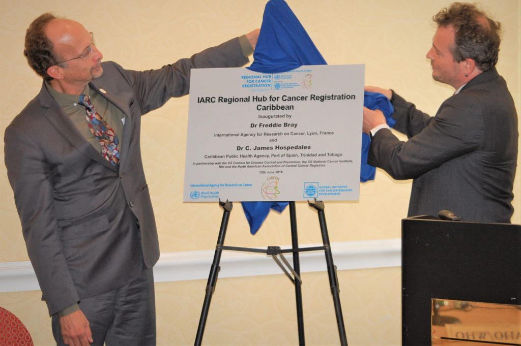 IARC PARTNERS WITH CARPHA IN LAUNCHING NEW REGIONAL HUB FOR CANCER REGISTRATION IN THE CARIBBEAN AT CMO’S MEETING IN ST. KITTS