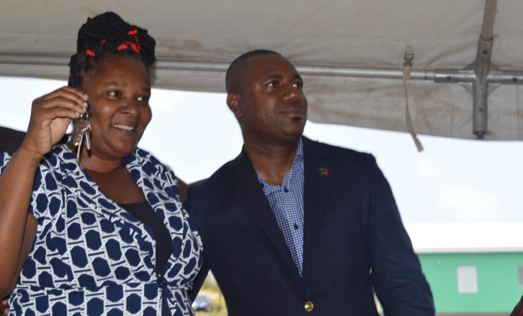 DEPUTY PRIME MINISTER RICHARDS DELIVERS ON PLEDGE TO RAISE THE STANDARD OF LIVING FOR HIS CONSTITUENTS THROUGH HOUSING SOLUTIONS