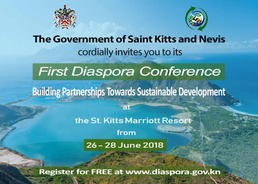 INAUGURAL DIASPORA CONFERENCE IN ST. KITTS-NEVIS TO BUILD PARTNERSHIPS AND PROMOTE SUSTAINABLE DEVELOPMENT