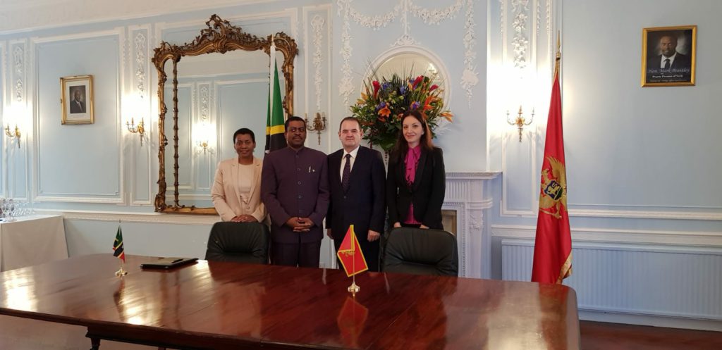 ST. KITTS AND NEVIS SIGNS RECIPROCAL VISA EXEMPTION AGREEMENT WITH MONTENEGRO.