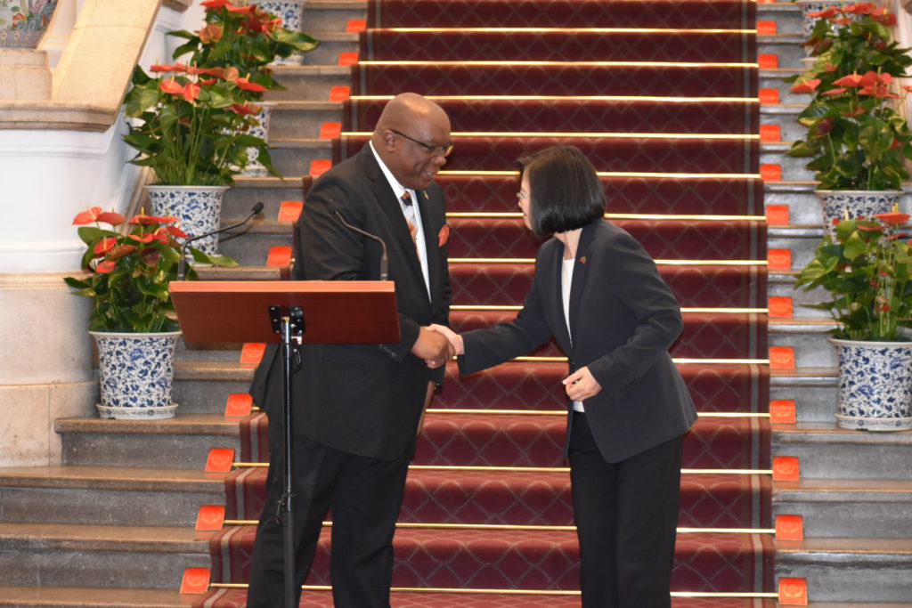 REPUBLIC OF CHINA (TAIWAN) CONFERS HIGHEST HONOUR ON PRIME MINISTER HARRIS