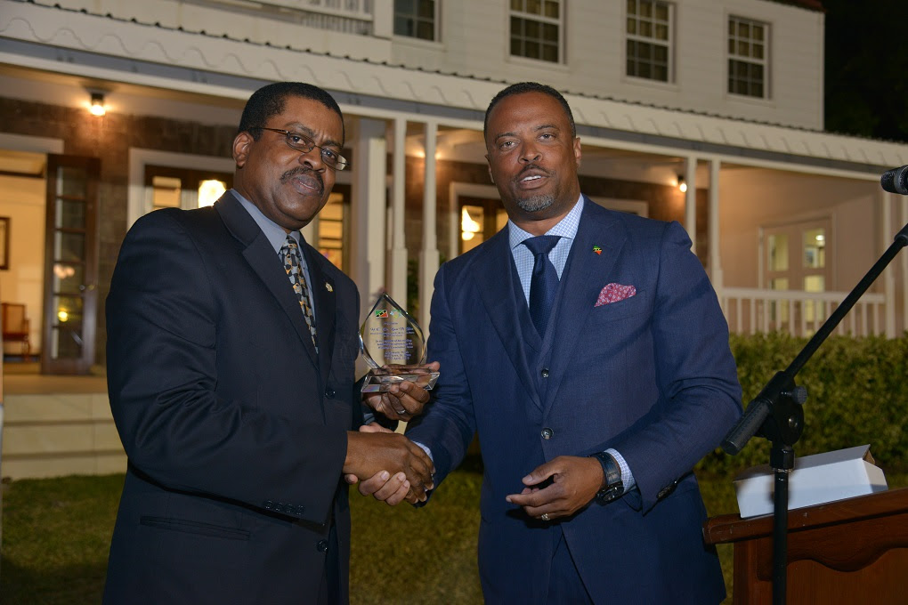 HIGH COMMISSIONER H.E. DR. KEVIN ISAAC AND AMBASSADOR H.E. DR. DAVID DOYLE AWARDED DURING DIPLOMATIC WEEK 2019 IN ST. KITTS-NEVIS