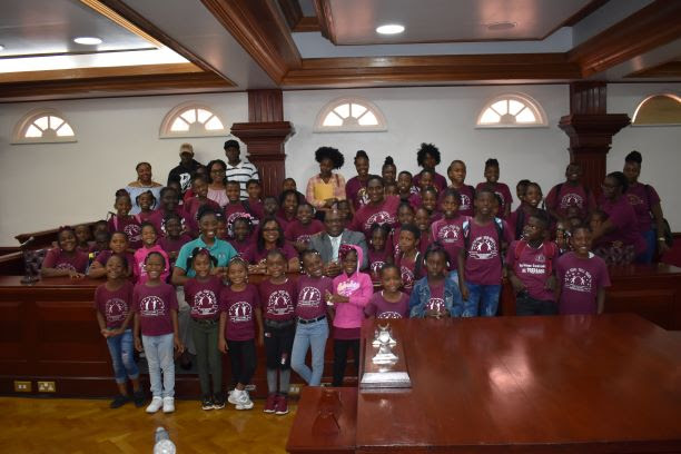 PRIME MINISTER HARRIS GREETS AND INSPIRES VISITING STUDENTS FROM THE SISTER ISLAND OF NEVIS