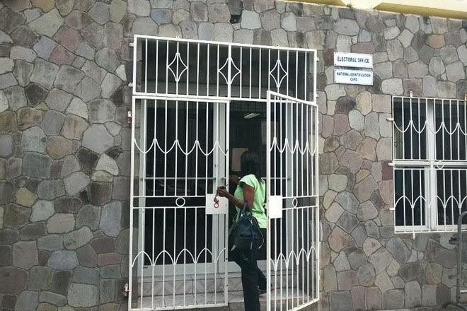 REGISTRATION CONTINUES AT ELECTORAL OFFICE