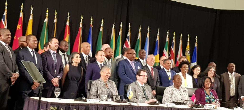 PM HARRIS ATTENDS THE CARIBBEAN DEVELOPMENT BANK’S 49TH ANNUAL MEETING OF THE BOARD OF GOVERNORS AND DELIVERS REMARKS AT OPENING CEREMONY