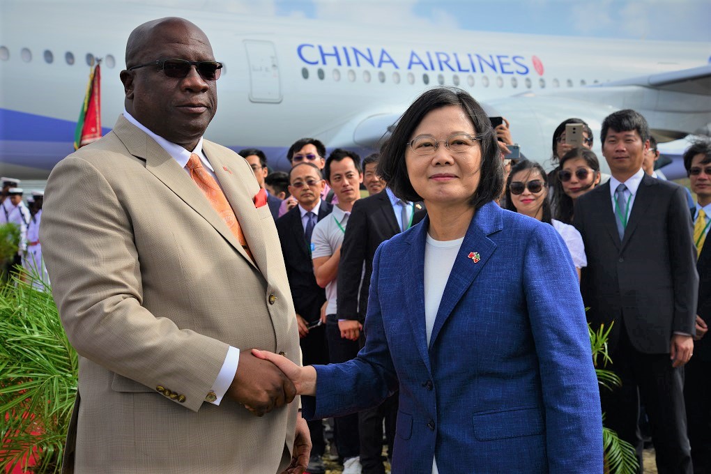 ON STATE VISIT, PRESIDENT TSAI ING-WEN PRAISES FRIENDSHIP BETWEEN THE REPUBLIC OF CHINA (TAIWAN) AND THE FEDERATION OF ST. KITTS AND NEVIS