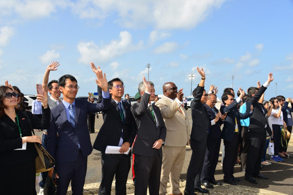 ST. KITTS-NEVIS BIDS FAREWELL TO THE PRESIDENT OF THE REPUBLIC OF CHINA (TAIWAN) AFTER SUCCESSFUL STATE VISIT