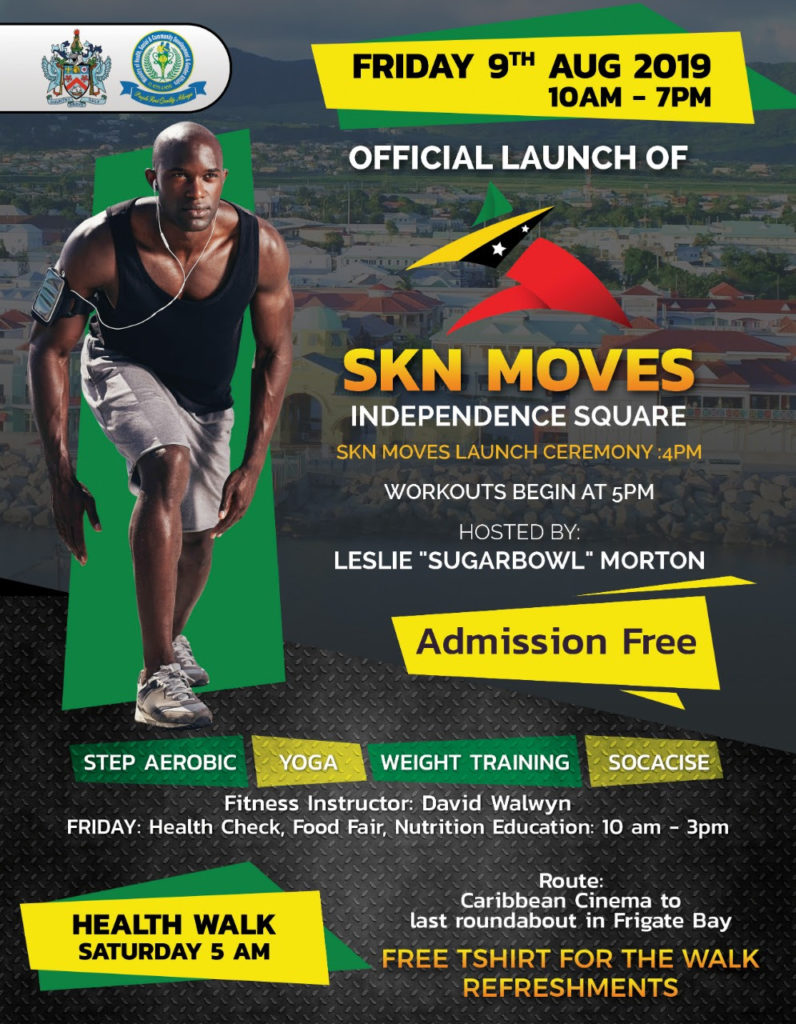 Prime Minister Dr. the Hon. Timothy Harris’ Remarks At the Official Launch of SKN Moves Independence Square Friday, August 9th, 2019