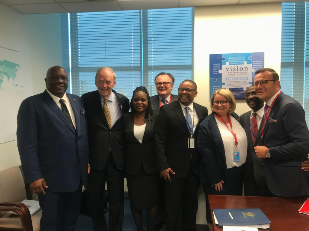 PM HARRIS MEETS CANADA’S FORMER PRIME MINISTER JEAN CHRÉTIEN AT THE UN AND DISCUSSES POSSIBILITIES FOR FURTHER COOPERATION WITH ST. KITTS-NEVIS