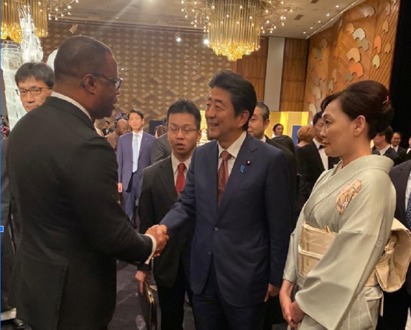 Hon. Minister Brantley’s attendance at Enthronement Ceremony in Japan