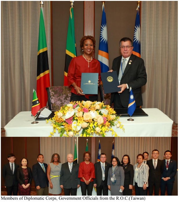 Saint Kitts and Nevis and the Marshall Islands sign visa-waiver agreement