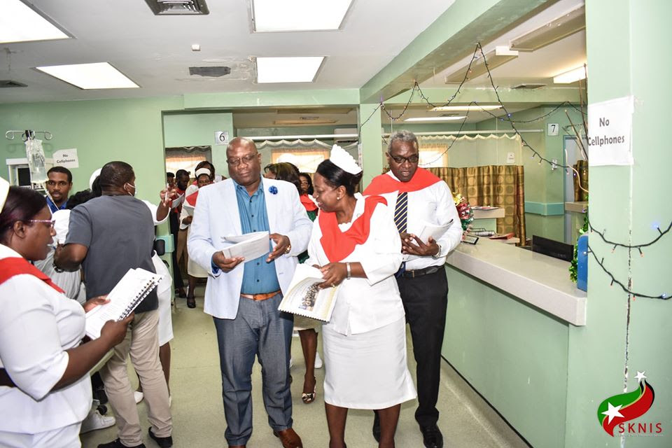 GOVERNMENT MINISTERS SPREAD CHRISTMAS CHEER AND THANK HEALTHCARE WORKERS