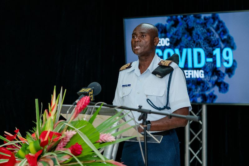 ST. KITTS-NEVIS DEFENCE FORCE CONTINUES TO PLAY AN ACTIVE ROLE IN THE FIGHT AGAINST COVID-19 IN THE FEDERATION