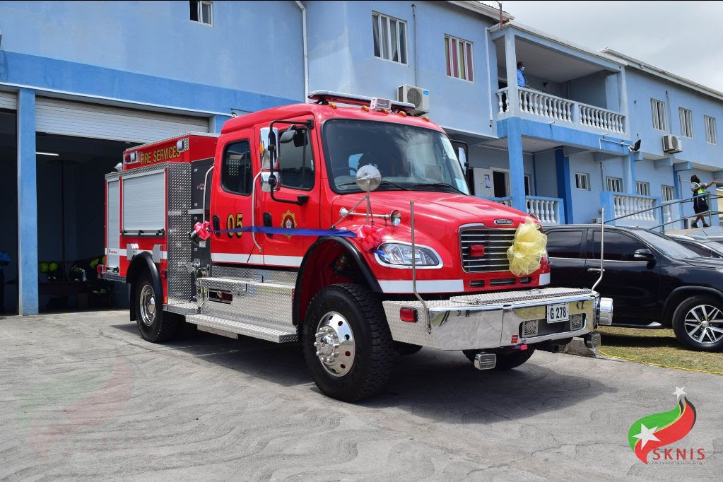 NEW FIRE TENDER TO HELP BUILD A STRONGER AND SAFER ST. KITTS-NEVIS, SAYS PM HARRIS