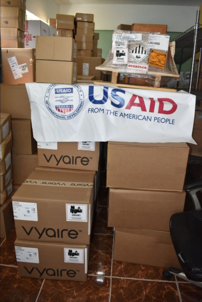 ST. KITTS AND NEVIS RECEIVES 10 VENTILATORS FROM USAID IN RESPONSE TO COVID-19