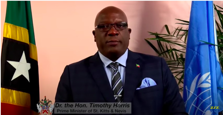 tatement by Dr. the Honourable Timothy Harris Prime Minister of St. Kitts and Nevis To the General Debate of the 75th Session of the United Nations General Assembly (UNGA 75) New York, September 26th, 2020