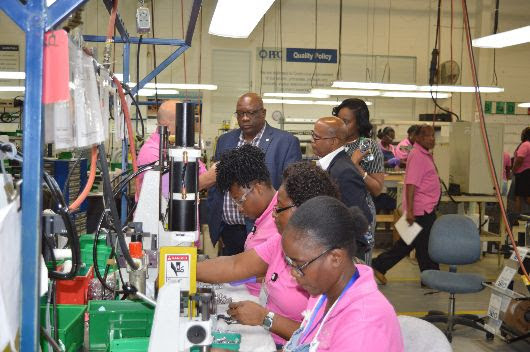 ST. KITTS AND NEVIS’ MANUFACTURING SECTOR CLOSE TO 100 PERCENT
