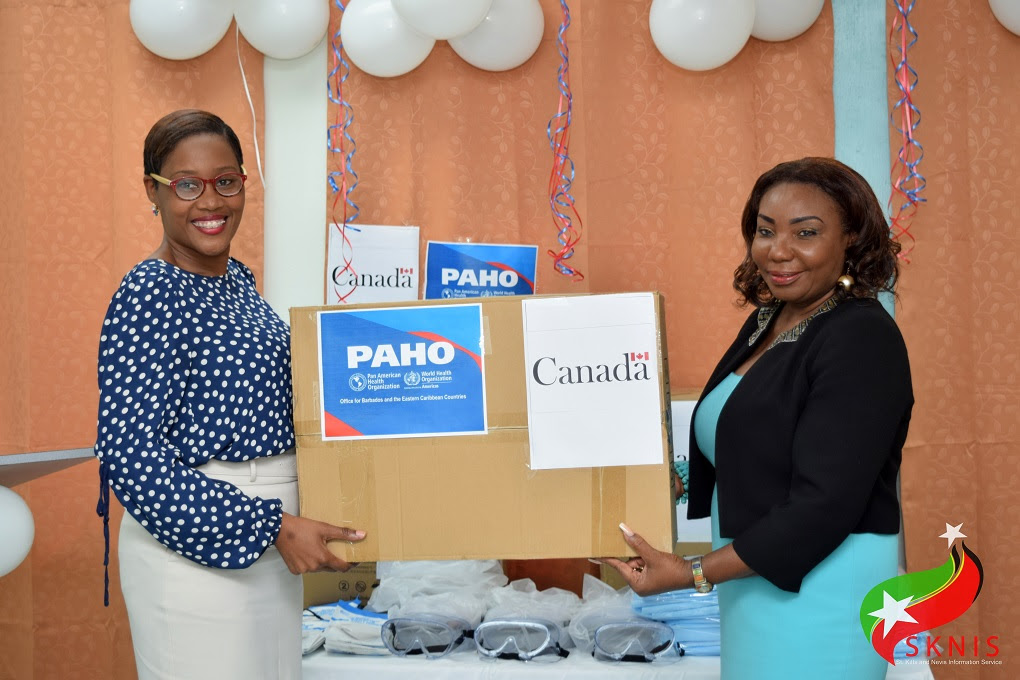 ST. KITTS AND NEVIS RECEIVES PPE DONATION FROM CANADA VIA PAHO