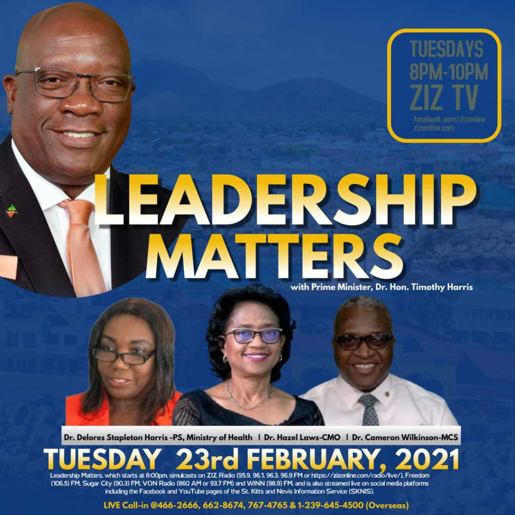 FEDERATION’S VACCINATION ROLLOUT UP FOR DISCUSSION ON TONIGHT’S EDITION OF LEADERSHIP MATTERS