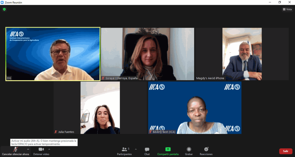 IICA and AECID launch a new phase of collaboration with a focus on Central America