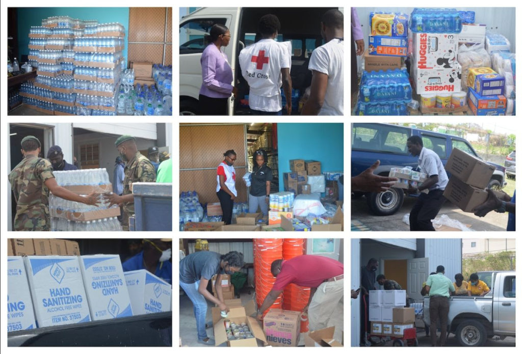 PM HARRIS PRAISES THE HUGE EFFORTS OF CITIZENS AND RESIDENTS TO HELP THE PEOPLE OF ST. VINCENT & THE GRENADINES