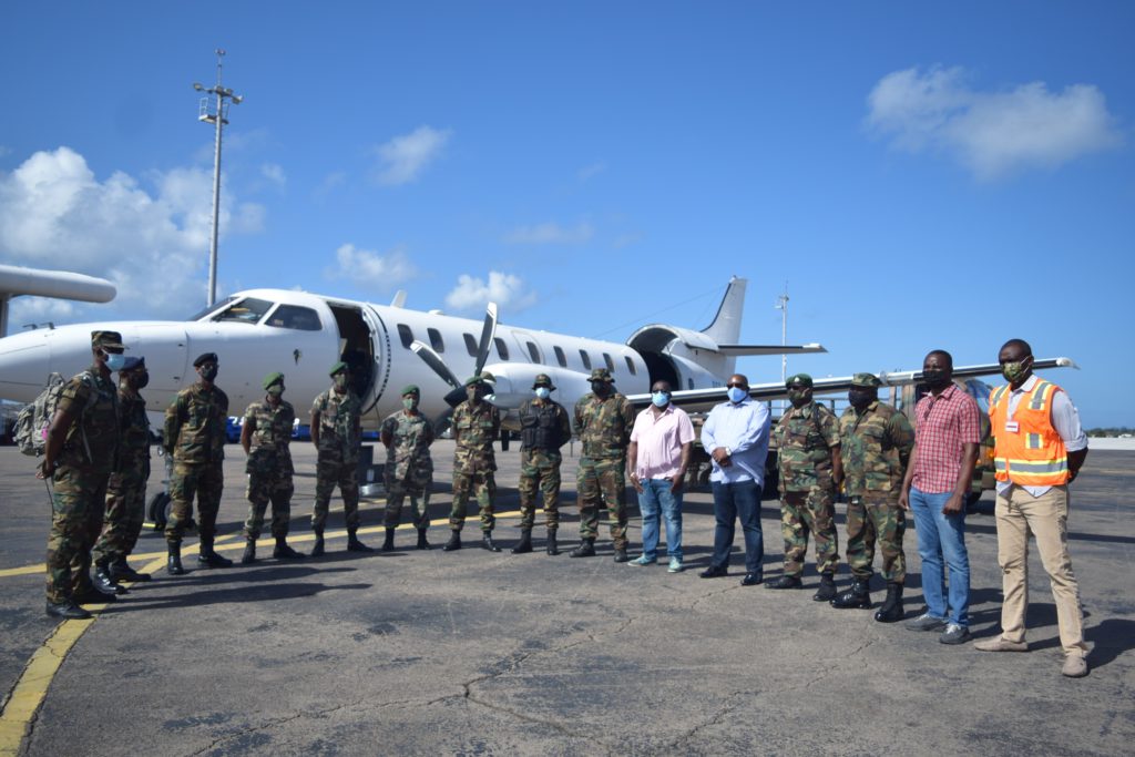 POLICE OFFICERS AND SOLDIERS FORM PART OF RSS PEACEKEEPING MISSION TO ST. VINCENT AND THE GRENADINES