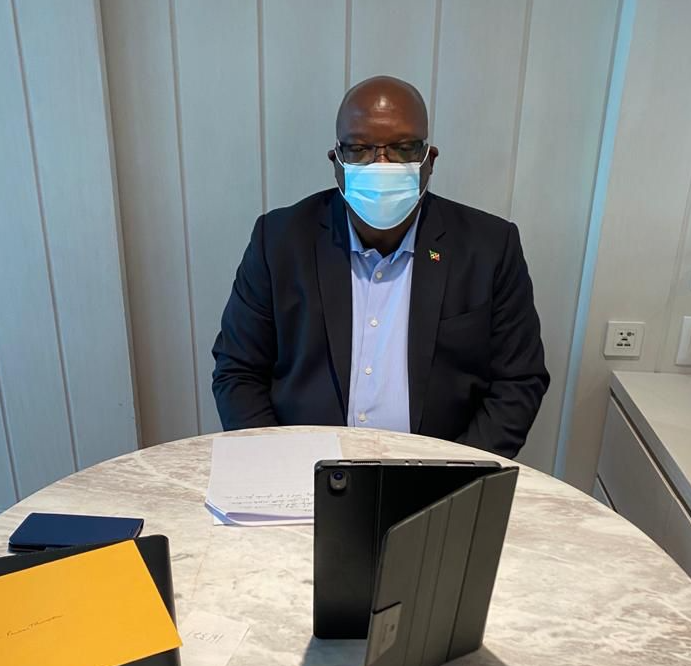 PRIME MINISTER HARRIS LEADS ST. KITTS & NEVIS DELEGATION IN EMERGENCY MEETING OF CARICOM ON COVID-19