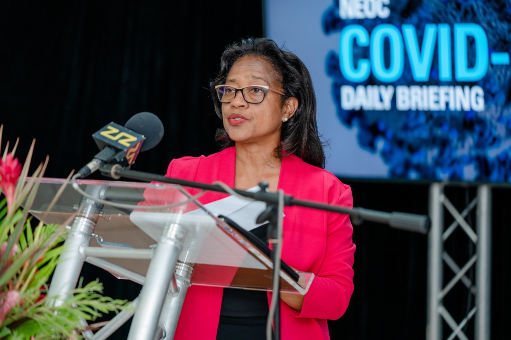 DELTA VARIANT NOT FOUND AMONG THE POPULATION IN THE FEDERATION; 51% OF ACTIVE CASES ARE UNVACCINATED – CMO DR. HAZEL LAWS