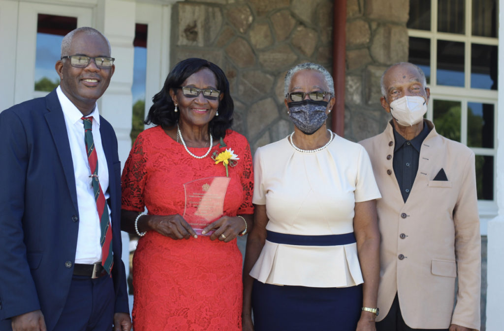 Nurse Manners honoured for dedicated 39-year contribution to Health in Nevis