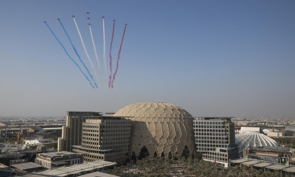A view from above – Red Arrows’ lead pilot praises Expo 2020 Dubai site as a phenomenal piece of engineering and design