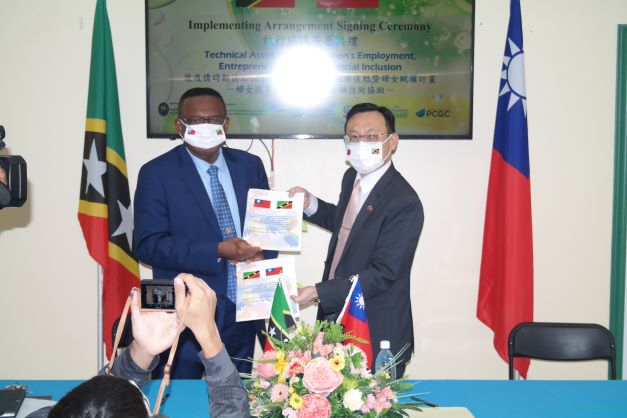 ST KITTS AND NEVIS BENEFITS FROM THE REPUBLIC OF CHINA (TAIWAN) NEW PROGRAMME TO ECONOMICALLY EMPOWER WOMEN
