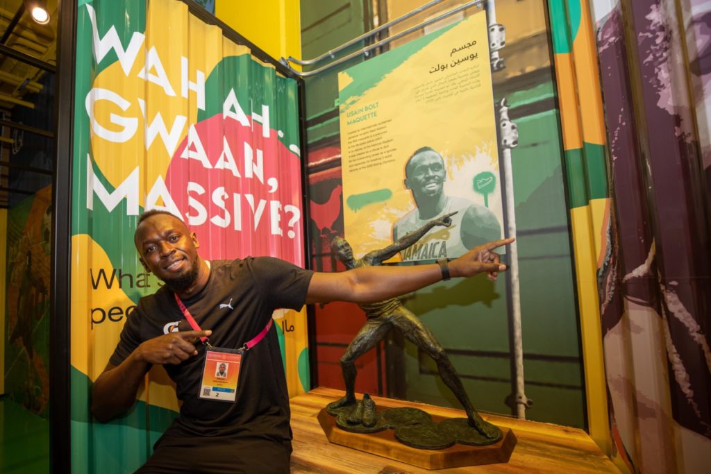 Gatorade Ambassador Usain Bolt Spends the Day at Expo 2020 Dubai, Meeting Fans and Headlining a Family Run
