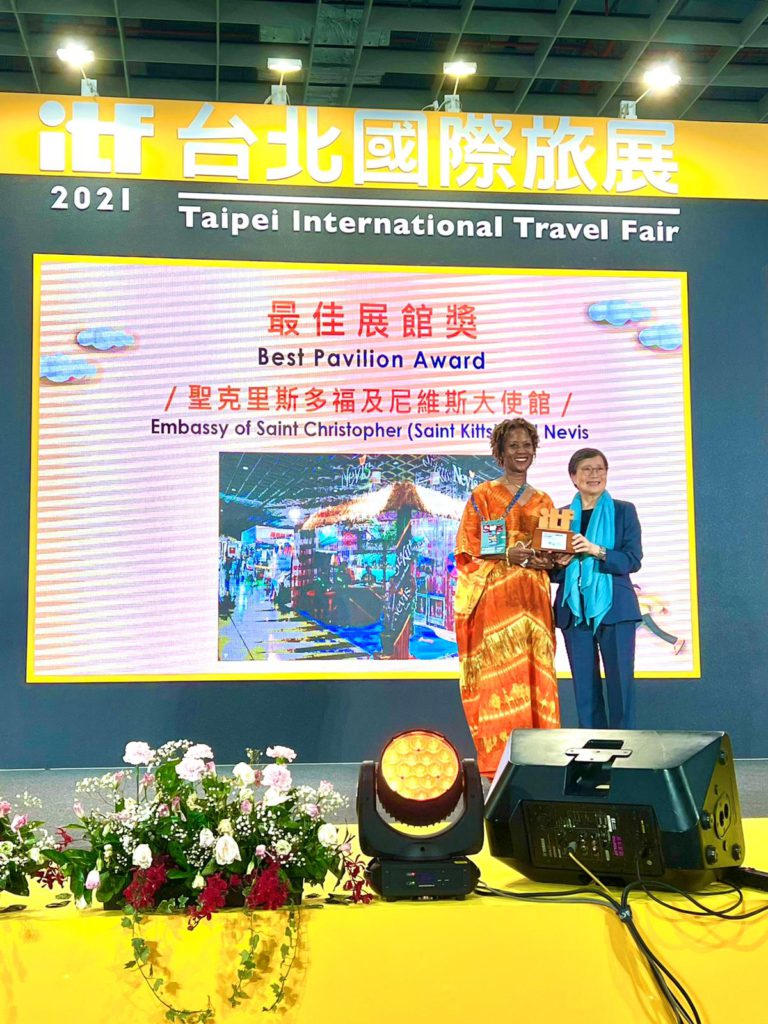 ST. KITTS AND NEVIS’ BOOTH SELECTED AS ONE OF 10 BEST AT TAIPEI’S INTERNATIONAL TRAVEL FAIR
