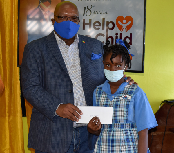 STUDENTS OF EDGAR T. MORRIS AND ESTRIDGE PRIMARY SCHOOLS RECEIVE $500 SCHOLARSHIPS UNDER PRIME MINISTER HARRIS’ HELP-A-CHILD PROGRAMME