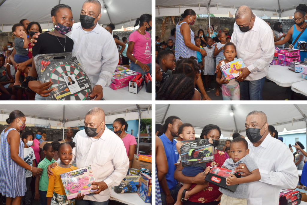 Ambassador Liburd’s Ministry of Giving brings cheer to children in East Basseterre